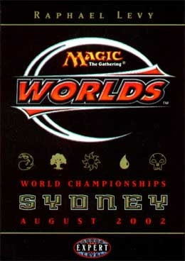 Image for World Championship Deck: 2002 Sydney - Raphael Levy, 16th Place (WCD)