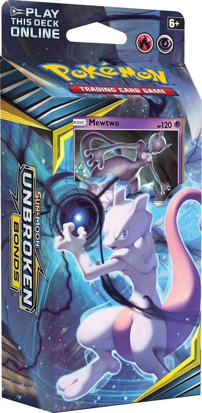 Image for Unbroken Bonds Battle Minds Theme Deck - [Mewtwo] (SM10)