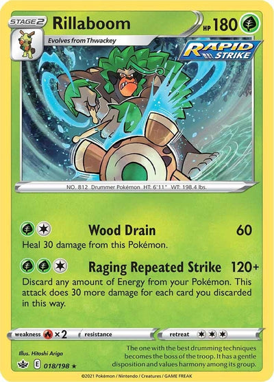 Image for Rillaboom (SWSH06: Chilling Reign) (018/198) - Pokemon