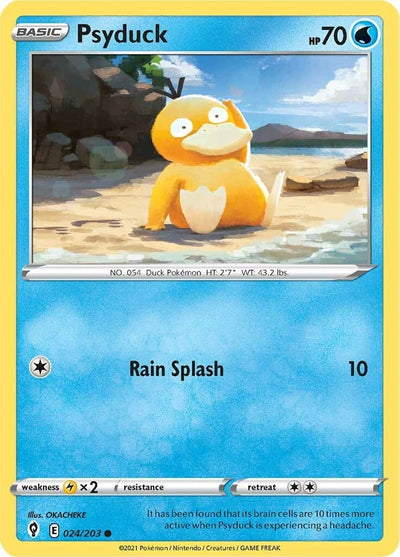 Image for Psyduck (SWSH07: Evolving Skies) (024/203) - Pokemon