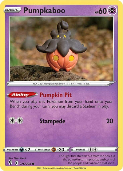 Image for Pumpkaboo (SWSH07: Evolving Skies) (076/203) - Pokemon