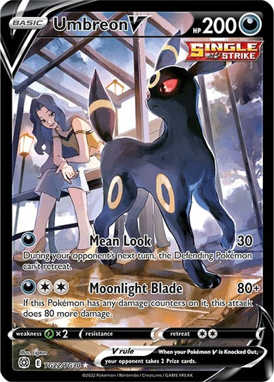 Image for Umbreon V (SWSH09: Brilliant Stars Trainer Gallery) (TG22/TG30) - Pokemon