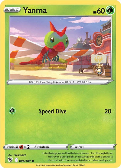 Image for Yanma (SWSH10: Astral Radiance) (006/189) - Pokemon