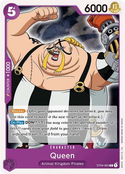 Image for Queen (Starter Deck 4: Animal Kingdom Pirates) (ST04-005) - One Piece Card Game