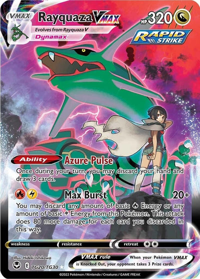 Image for Rayquaza VMAX (SWSH12: Silver Tempest Trainer Gallery) (TG20/TG30) - Pokemon