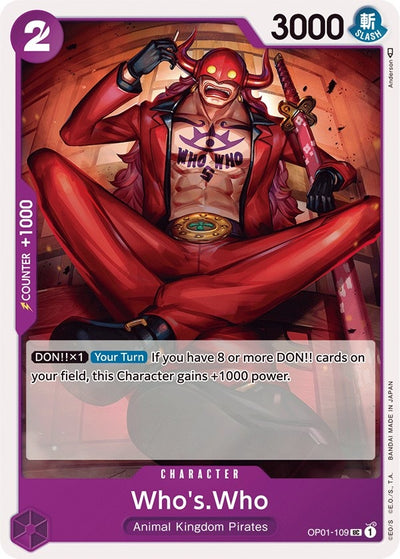 Image for Who's.Who (Romance Dawn) (OP01-109) - One Piece Card Game