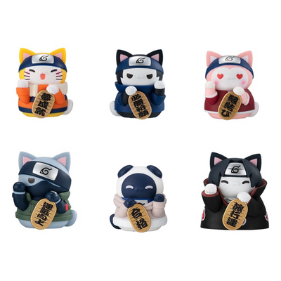 Naruto-Nyaruto! Mega Cat Project Nyaruto! Beckoning cat fortune one more time 6stk