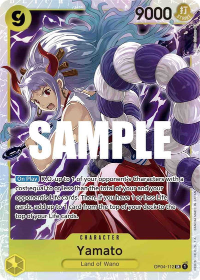 Image for Yamato (Kingdoms of Intrigue) (OP04-112) - One Piece Card Game