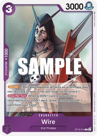 Image for Wire (Ultra Deck: The Three Captains) (ST10-014) - One Piece Card Game