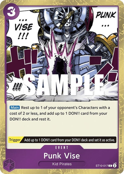 Image for Punk Vise (Ultra Deck: The Three Captains) (ST10-017) - One Piece Card Game