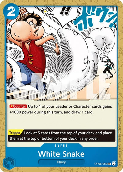 Image for White Snake (Wings of the Captain) (OP06-059) - One Piece Card Game