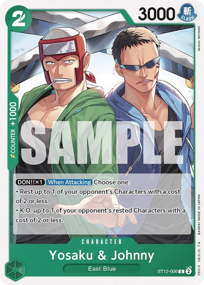 Image for Yosaku & Johnny (Starter Deck 12: Zoro and Sanji) (ST12-006) - One Piece Card Game