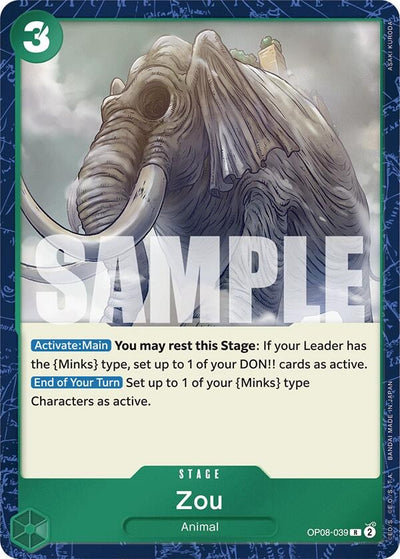 Image for Zou (Two Legends) (OP08-039) - One Piece Card Game