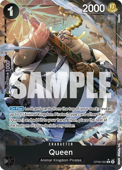 Image for Queen (Parallel) (Two Legends) (OP08-080) - One Piece Card Game