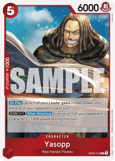 Image for Yasopp (Emperors in the New World) (OP09-013) - One Piece Card Game