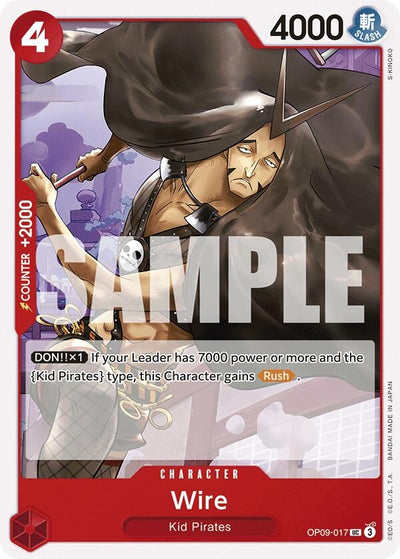 Image for Wire (Emperors in the New World) (OP09-017) - One Piece Card Game