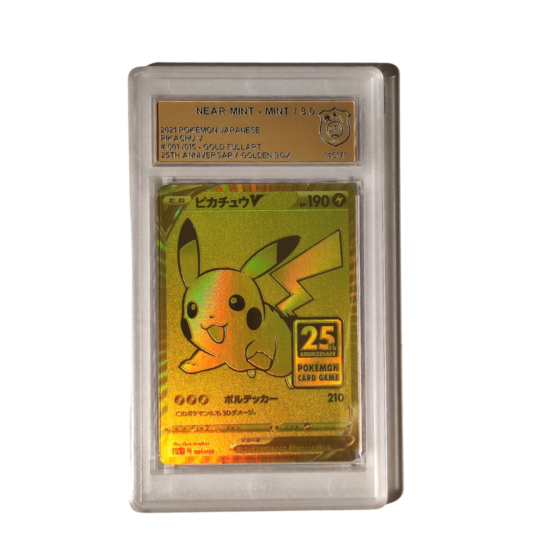 GSG 8 Pikachu V - 25TH Golden Box 001/015 Japanese