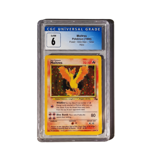 CGC 6 Moltres Fossil - Unlimited 12/62 English